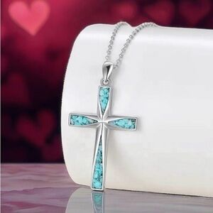 Fancy Cross Necklace NWT